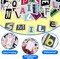 105 Pcs Alphabet Stickers for Water Bottle, Vinyl Letters A-Z Sticker Pack